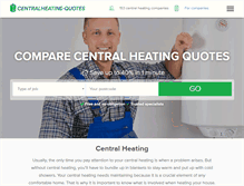 Tablet Screenshot of centralheating-quotes.com